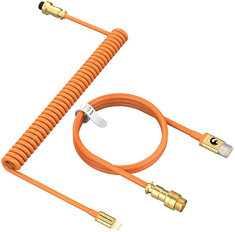 MAMBASNAKE RC02 Custom Coiled Aviator Cable Fixed Rod  Akryl Nawijarka do Kabli Klawiatury  Słupek Zarządzania do Zwijany Kabel Klawiatury  Pręt Obciążeniowy do Spiralny Kabel  Jasne