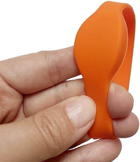 Miniatura 4 de YARONGTECH -13.56MHZ ISO14443A HF 1k S50 Color Naranja NFC Silicona RFID Pulsera Paquete de 5