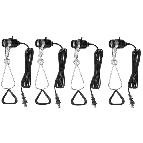 Simple Deluxe HIWKLTCLAMPSOCKETX4-C E26 Clamp Light Socket cover