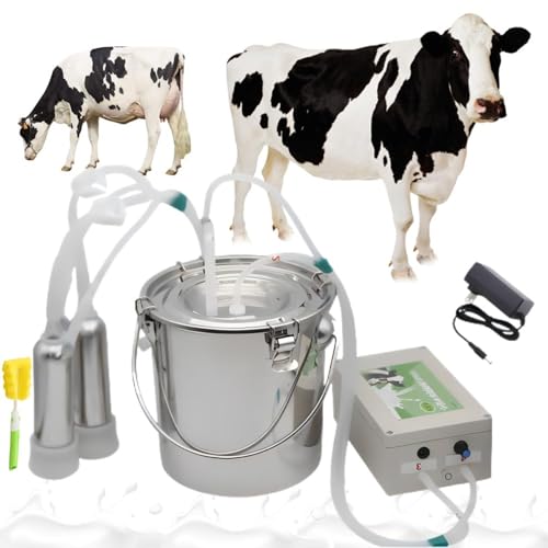 Machine à traire électrique en acier inoxydable durable pour bétail exigeant