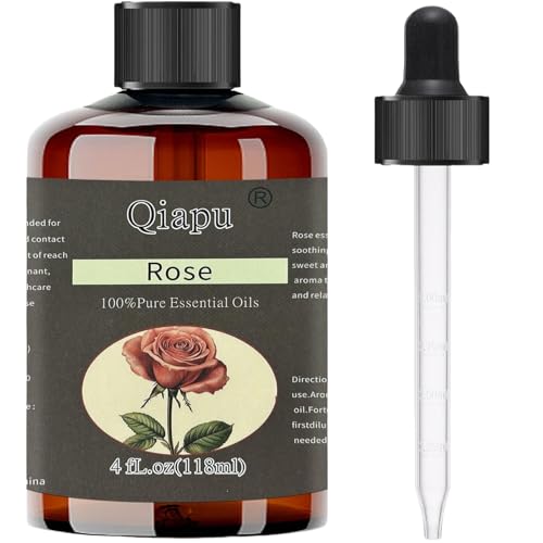Pure Natural Rose Essential Oil Aromatherapy Essential Oil Suitable for Humidifier Aromatherapy Oil with Dropper