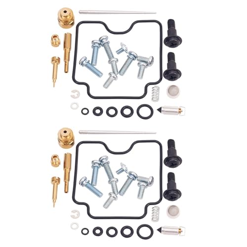 Kit réparation carburateur moto XVS1100 résout les fuites et trous accélération 2 sets