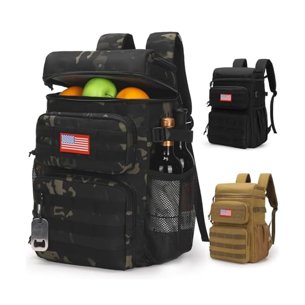 Tactical-Backpack-CoolerSoft-Lightweight-Leakproof-Cooler-BackpackInsulated-Cooler-BagPortable-Soft-Cooler-Bag-Waterproof-for-Beach-Travel-Camping-Picnic-Hiking Tactical Backpack Cooler,Soft Lightweight Leakproof Cooler Backpack,Insulated Cooler Bag,Portable Soft Cooler Bag Waterproof for Beach, Travel, Camping, Picnic, Hiking