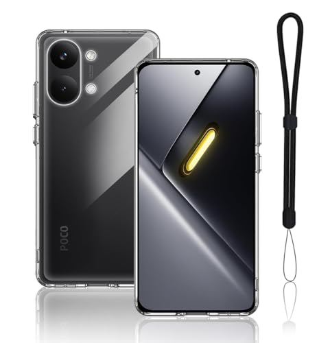 �y2026�V�o��zFor Xiaomi Poco X8 Pro Max/REDMI Turbo 5 MAX �P�[�X �J�o�[ �N���A �yHNWEIWEI�z �ϏՌ� TPU�f�� �_�炩����G�� �S�ʕی� �_�炩����G�� �X�N���[�� & �J�����ی� �y�� ���^ 