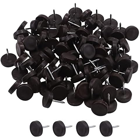 Antrader 100-Pack Nylon Slider Glides Cover