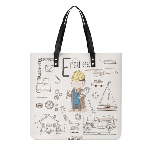 Tote bag pour voyage en toile robuste et sac à main shopper