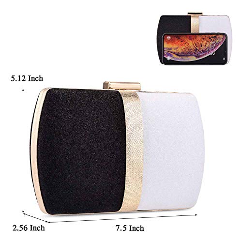 Image of Selight Glitter Clutch Purse for Women Wedding Evening Bag Sparkle Formal Bridal Purse Ladies Prom Cocktail Party Handbag