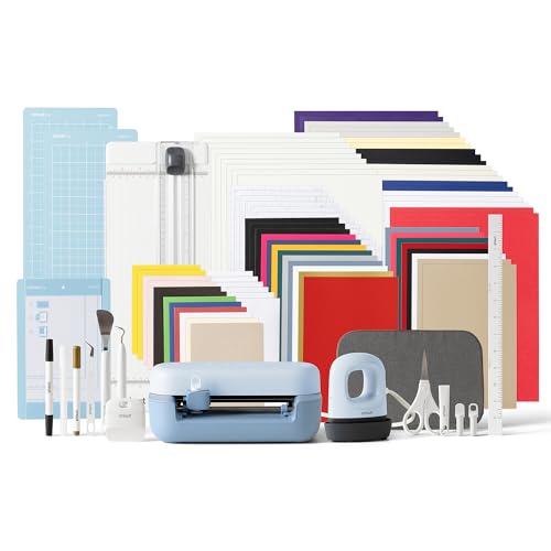 Cricut Joy™ 2 Ultimate Bundle, Blue - Ultra-Compact Cutting Machine - Perfect for Making Cards, Stickers, Labels, Decals, & More - Portable - Includes Enough Supplies for Up to 75 Projects