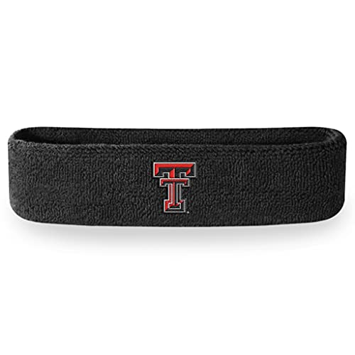 Suddora Texas Tech University Terry Cloth Headbands - College Basketball, Sports Event and Game Day Suddora Texas Tech University Terry Cloth Headbands - College Basketball, Sports Event and Game Day