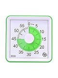 NPO 60 Minute Visual Timer, Silent Timer for Kids and Adults, Classroom Countdown Clock, Time Management Tool for Teaching TMR60G (Green)