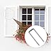 Plantation Shutter Repair Kit, 40Pieces Replacement Louvers Staples Shutter Fasteners Louver Hardware Kit Window Blind Tilt Rod Operable Plantation for Blind Shutters Repairing(0.8 x 0.11)