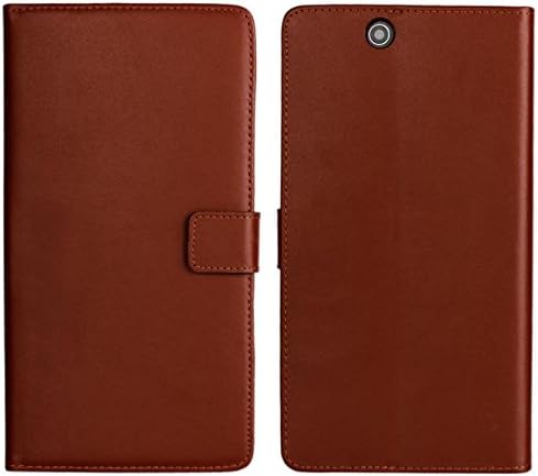 PIZU Leather Case Flip Cover for Sony Xperia Z Ultra XL39h C6802 C6806 C6833/Brown