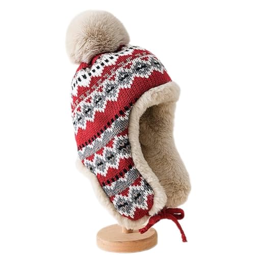 Bonnet en laine femme hiver chaud contre le grand froid de la tête