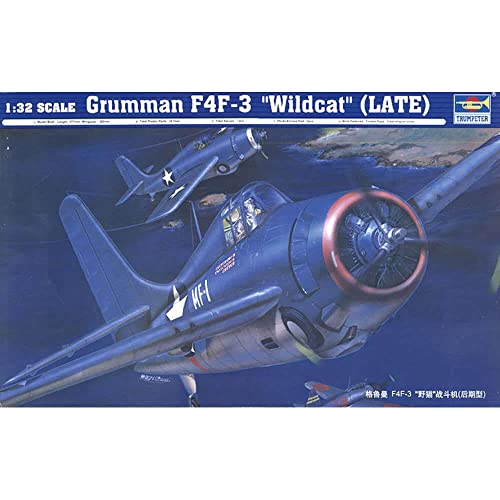 Grumman F4F-3 Wildcat maquette Trumpeter 02225 pour projet modélisme et détente à l'atelier