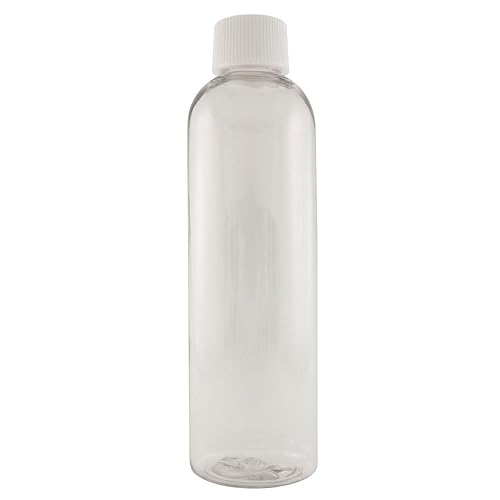 Miniatura 2 de GreenHealth Botella de plástico transparente de 4 fl oz con tapa blanca (paquete de 24)
