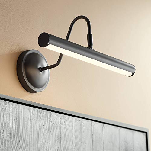 Renaissance 16" Wide Plated Graphite LED Picture Light - Possini Euro Design