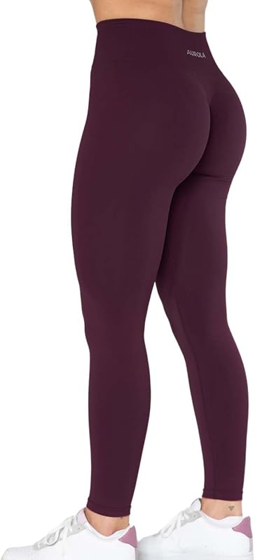 AUROLA Dream Collection Leggings de entrenamiento para mujer, cintura alta, sin costuras, atlético, correr, gimnasio, fitness, pantalones activos