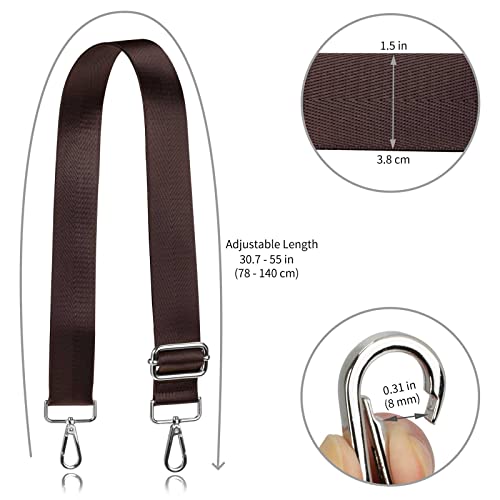 Image of Allzedream Wide Purse Strap Replacement Crossbody Shoulder Bag Adjustable