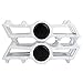 boruizhen Aluminium CNC Bike Platform Pedals Lightweight Road Cycling Bicycle Pedals for MTB BMX (White)