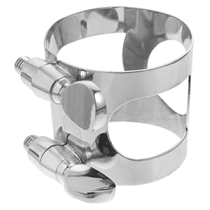 Toyvian MZID Ligatura Metalowa Saksofon Tenorowy