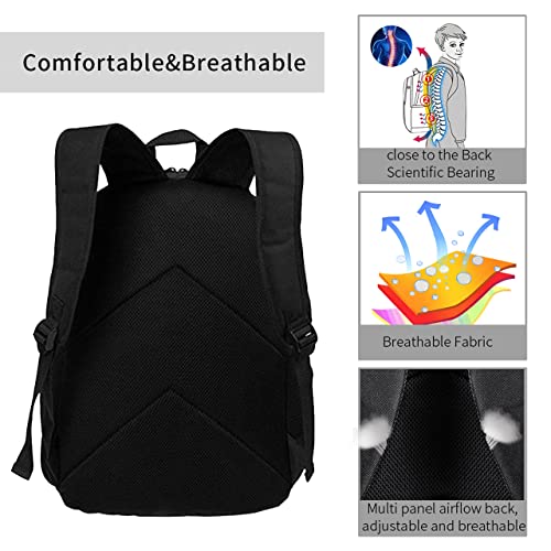 Qidozviy Anime Backpack Multifunction Book Bag With Side Pockets Durable Laptop Bag For Men Women Teen Boy Girl #TOP3