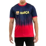 FC Barcelona Offically Licensed Jersey - Adult Soccer Game Day Jersey Inspired Shirt | Frequency, Navy, Large
