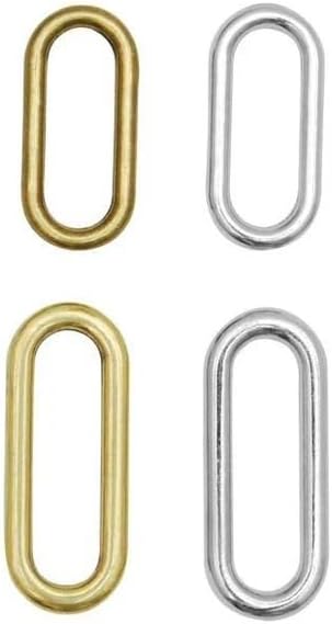 Kong Oval Ring 107, Marine Bronze Connector Ring for Leather Goods, Bags, Leashes, and Harnesses, Durable, Corrosion-Resistant Key Ring Hardware, Made in Italy