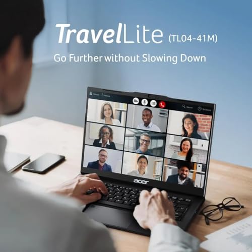 Image of Acer TravelLite TL04-41M 14.0 inch FHD Thin and Light Laptop (AMD Ryzen 3 5400U / 16GB RAM / 512GB SSD /Windows 11 Home + MS Office Home & Student 2021 / Wi-Fi 6 / HD Webcam)