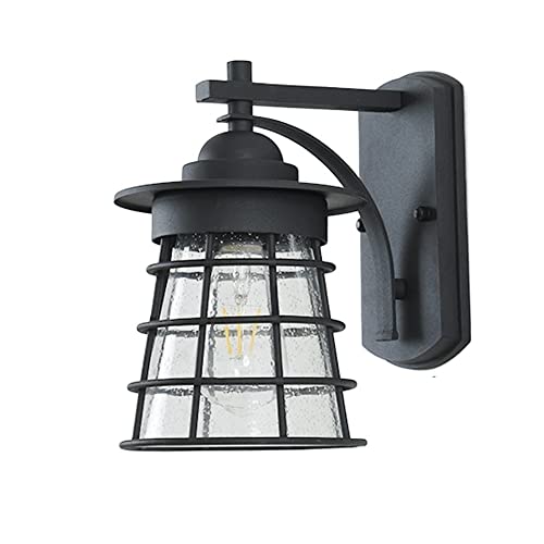 Lumière murale étanche au design European Square avec douille E27 pour l'extérieur