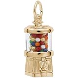 Rembrandt Charms Gumball Machine Charm, 14K Yellow Gold