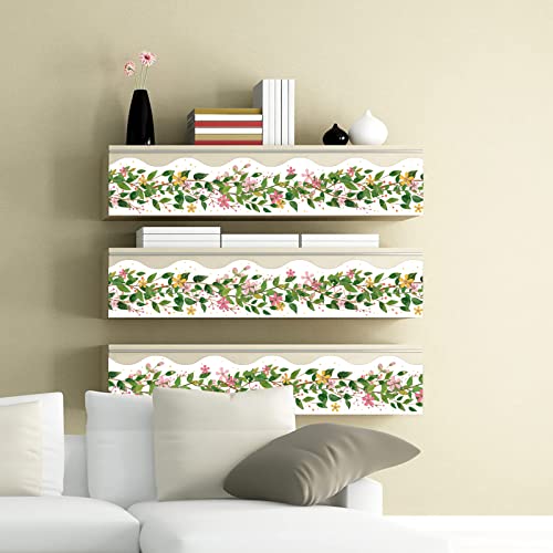 Fiercy Seamless Scalloped Bulletin Board Borders For Classroom Decoration, Spring Theme Wave Decorative Border #TOP2