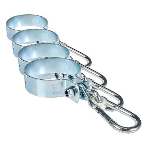Connex DY270535 Crochet de balançoire galvanisé Ø 100 mm (Lot de 4)