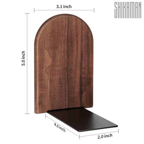 Book Ends,Bookends Wood Book Ends Universal Economy Bookend (1, Medium) - Thumbnail 3