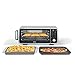 Ninja SP201 Digital Air Fry Pro Countertop 8-in-1 Oven with Extended Height, XL Capacity, Flip Up & Away Capability for Storage Space, with Air Fry Basket, Wire Rack & Crumb Tray, Silver