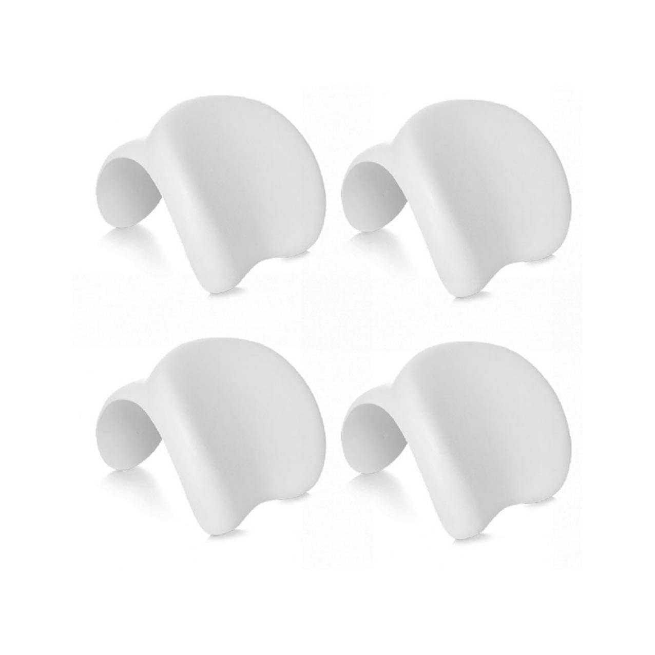 Wave Luxury Foam Hot Tub Head Rest | The Ultimate Spa Accessory for Convenience & Comfort (Light Grey, 4 Pack)