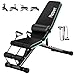 Bancs de Musculation Pliable banc muscul Banc réglable Banc Haltérophilie,Tabouret Haltère,Multifonction Sit-up Fitness,Station de Musculation,Banc abdominaux Pliable,Fitness à Domicile