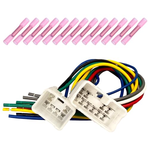 SDYYDS 70-1761 Radio Wiring Harness Compatible with Toyota 87-Up Power 4 Speaker Camry, Corolla, Prius, 4Runner, RAV4, Tacoma, Forester, Impreza, WRX & More