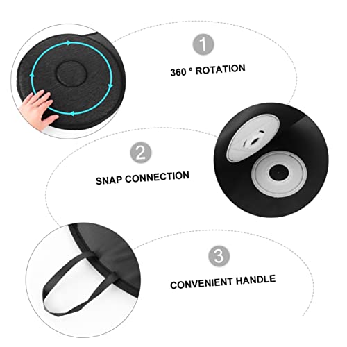 Vicasky 360 Car Swivel Cushion Round Pillows Car Seat Cushion Doughnut Pillow Driver Cushion Auto Cushion Rotating Seat Cushion Revolving Car Seat Cushion Rotating Cushion For Car Seat Pad #TOP6