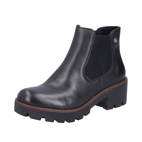 Bottines Chelsea Rieker 79265 femme confort noir 42 pour la ville