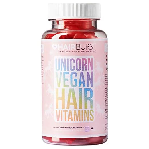 Tuggbara veganhårvitaminer - Hårvitaminer för tillväxt och håravfall - Hårtillskott för både män och kvinnor - Biotin hårtillväxt vitaminer - 1 månads leverans - 60 Gummies - av Hairburst