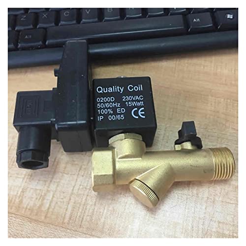 Válvula de drenaje electrónico G1/2 DN15 programable temporizada para aire comprimido AC 230V 6