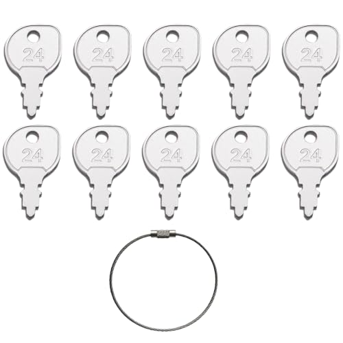 10Pcs Universal Lawn Mower Key, Indak 430 691959 Replacement for