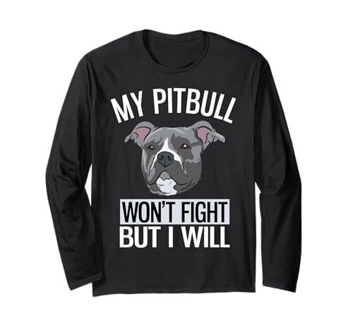 My Pitbull Don't Fight But I Will American Pitbull Terrier ����T�V���c