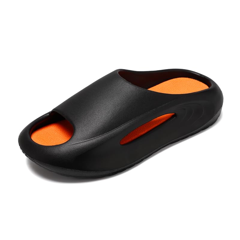 Slippers Slides for Men Non-Slip Cloud Slides House Bedroom Shoes Shower Quick Drying Sandals Indoor and Outdoor Beach Garden Travel