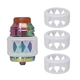 YiTenn Schutzhülle Silikon Case Cover für tank geekvape zeus sub ohm/Z Mesh RTA/ TFV12 prince,TFV16/18, uwell crown 4/5 (3 stück transparent)