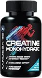 Creatine Monohydrate 3000mg Per Serving - 3X Strength Micronized Creatine Powder - Supports Lean Muscle, Strength, Energy, & Endurance - All Natural Supplement, Non-GMO, Bottled in USA - 60 Capsules