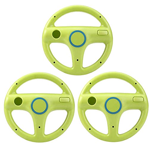 Wii Volante Controlador de Wii genérico para Kart Controlador(Verde X3) Cover
