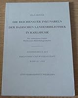Die Reichenauer Inkunabeln Der Badischen Landesbibliothek in Karlsruhe: Ein Unbekanntes Kapitel Reichenauer Bibliotheksgeschichte. (Sonderdruck Aus Bi 344702920X Book Cover