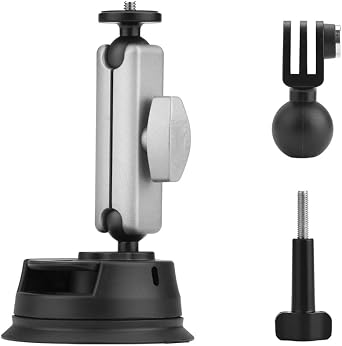 BTG Car Suction Cup Bracket for DJI OSMO 360 Nano Pocket 4 3 Action 5 Pro 4 /Insta360 ACE Pro 2 X4 X5 Go 3S Ultra Accessories Suction Cup Mount