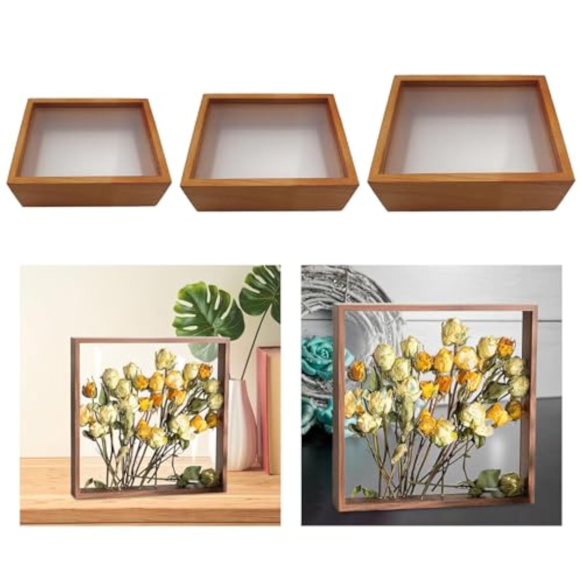 Floating Picture Frame for Flower Memorabilia